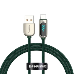 Cáp sạc nhanh C to C 100W Baseus Display Fast Charging Data Cable (100W, 20V/5A, 480Mbps, LED indicator, E-marker chip)