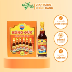 NƯỚC MẮM HỒNG ĐỨC 40 ĐỘ (500ml) - ĐÓNG HỘP 6 CHAI - PALfood
