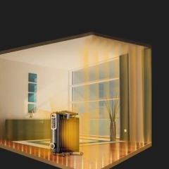 Quạt sưởi, máy sưởi, máy sấy quần áo, máy sưởi dầu Haier 13 Thanh HY2235-13B