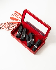 Set DIOR 5 Son Fullsize Hộp Đỏ Da - Rouge Dior Refillable Lipstick Collection