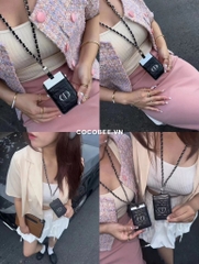 Ví Card Kèm Gương DIOR Card Holder With Mirror