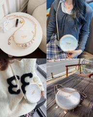 Túi Gift CHANEL Tweed Bản Giới Hạn  (Custom dây đeo & dây charm)