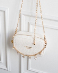 Túi Gift CHANEL Tweed Bản Giới Hạn  (Custom dây đeo & dây charm)
