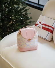 Túi Da Thật - Custom CHANEL từ Ruy Băng Tweed (21x17x8cm kèm Box Hãng)