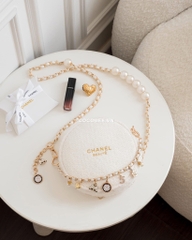 Túi Gift CHANEL Tweed Bản Giới Hạn  (Custom dây đeo & dây charm)