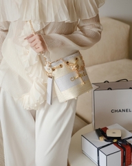 Túi Custom - Bucket CHANEL (Tặng Hộp Chanel RB) 17x16x12cm