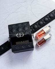 Túi Hộp Gift DIOR Kèm Dây Đeo Chính Hãng - Lipstick Box Bag & Wallets Dior (9,5x9x6.5cm)