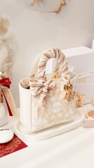 Túi Custom DIOR Kèm Hộp, Túi Hãng (Custom Túi Vải Chính hãng Holiday)