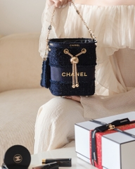 Túi Custom - Bucket CHANEL (Tặng Hộp Chanel RB) 17x16x12cm