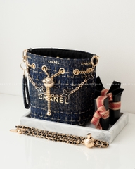 Túi Custom - Bucket CHANEL (Tặng Hộp Chanel RB) 17x16x12cm
