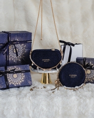 Túi Gift CHANEL Tweed Bản Giới Hạn  (Custom dây đeo & dây charm)