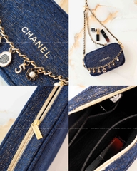 Túi Gift CHANEL Tweed Bản Giới Hạn  (Custom dây đeo & dây charm)