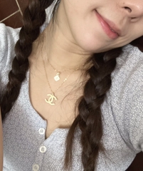 Dây Chuyền CHANEL New 2023 - (Custom Từ Móc Khoá Chanel, Gồm Hộp và Ruy băng hãng)
