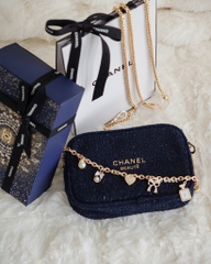 Túi Gift CHANEL Tweed Bản Giới Hạn  (Custom dây đeo & dây charm)