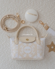 Túi Custom DIOR Kèm Hộp, Túi Hãng (Custom Túi Vải Chính hãng Holiday)