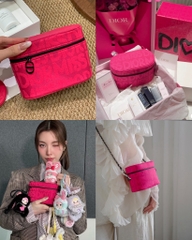 Túi Cốp Dior Hồng - Pink Clutch New 2025 (15x10x8.5cm)