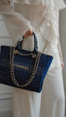 Túi Custom CHANEL Beauty - Chanel Deauville Tote Bag (30x24x15cm)