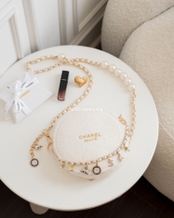 Túi Gift CHANEL Tweed Bản Giới Hạn  (Custom dây đeo & dây charm)