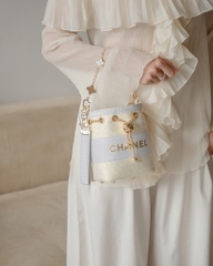 Túi Custom - Bucket CHANEL (Tặng Hộp Chanel RB) 17x16x12cm