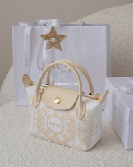 Túi Custom DIOR Kèm Hộp, Túi Hãng (Custom Túi Vải Chính hãng Holiday)