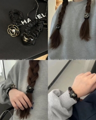 Cột Tóc CHANEL (Custom từ phụ kiện chính hãng Chanel)