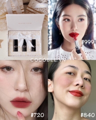 Set Rouge DIOR 3 Son Minisize TẶNG TÚI HÃNG - (Bản Giới Hạn Giáng Sinh 2024)