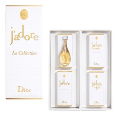 Set Nước Hoa Mini DIOR J’adore La Collection 4x5ml (Tặng túi giấy hãng)