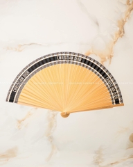 Quạt Cầm Tay DIOR Eventail Dioriviera Folding Fan Navy Black Sensu Novelty 2023