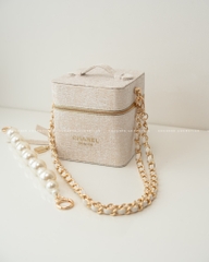 Túi Gift CHANEL Tweed Bản Giới Hạn  (Custom dây đeo & dây charm)