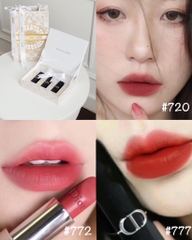 Set Rouge DIOR 3 Son Minisize TẶNG TÚI HÃNG - (Bản Giới Hạn Giáng Sinh 2024)