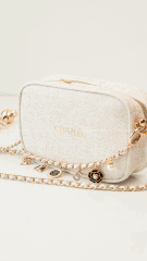 Túi Gift CHANEL Tweed Bản Giới Hạn  (Custom dây đeo & dây charm)