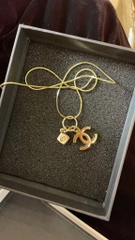 Dây Chuyền CHANEL New 2023 - (Custom Từ Móc Khoá Chanel, Gồm Hộp và Ruy băng hãng)