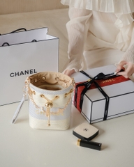 Túi Custom - Bucket CHANEL (Tặng Hộp Chanel RB) 17x16x12cm