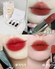 Set Rouge DIOR 3 Son Minisize TẶNG TÚI HÃNG - (Bản Giới Hạn Giáng Sinh 2024)