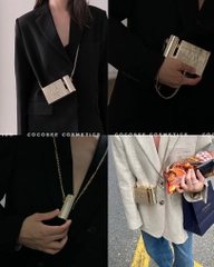 Clutch Set Rouge DIOR Minaudiere The Atelier Of Dreams Limited Edition (Gift Bản Vàng) (10x8x3.5cm)