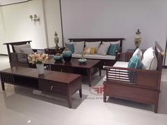 BỘ SOFA INDOCHINE GỖ TỰ NHIÊN THIẾT KẾ TINH TẾ, HIỆN ĐẠI A02