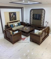 BỘ GHẾ SOFA GỖ TỰ NHIÊN INDOCHINE A05 -9805