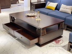 BÀN TRÀ NGĂN KÉO INDOCHINE MẶT GỖ HT2316