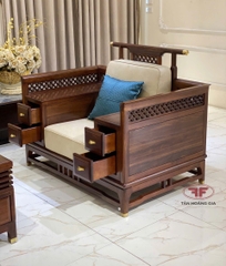 BỘ GHẾ SOFA GỖ TỰ NHIÊN INDOCHINE A05 -9805