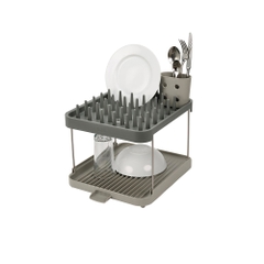 Khay úp bát đĩa 2 tầng Joseph Joseph Duo 2-Tier Dish Rack 851660 (Grey)