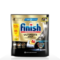Viên rửa bát Finish Ultimate Plus All in 1 85 viên (thùng 4 túi)