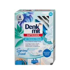 Túi thơm quần áo Denkmit Wäscheduft Kissen Sensual Fresh, 4 St (đóng 9 hộp/thùng)