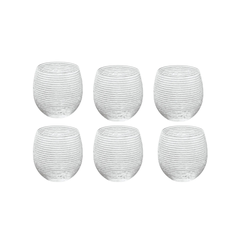 Set 6 cốc IVV Bicchieri Acqua Multicolor màu trắng