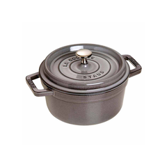 Staub - Nồi tròn màu xám - 22cm (2.6L)