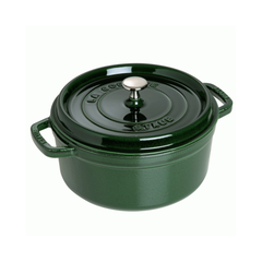 Staub - Nồi tròn màu xanh rêu - 22cm (2.6L)