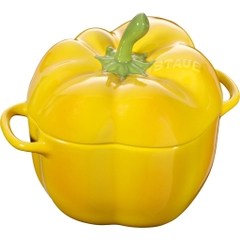 Staub - Tô hình ớt chuông màu vàng - 12cm (0.45L)