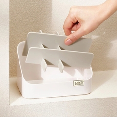 Khay đựng đồ trang điểm Joseph Joseph 75002 Viva™ Gestufter Kosmetik-Organizer - Muschelfarben - màu trắng kem