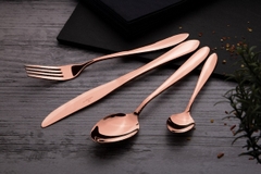 Bộ dao thìa dĩa 24 chi tiết Berlinger Haus BH/2623A -vàng hồng