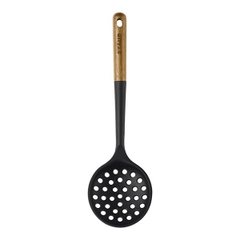 Staub - Muỗng đục lỗ silicon màu đen - 31cm