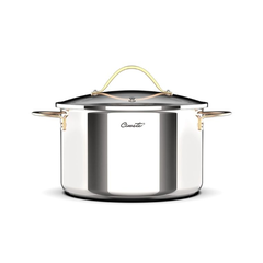 Nồi inox Ciwete Royal Knight Series 24cm vung kính